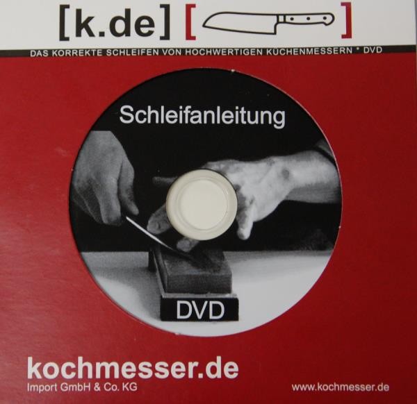 Schleifanleitung auf DVD in rot